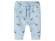 Name It trousers celestial blue with dinosaurs